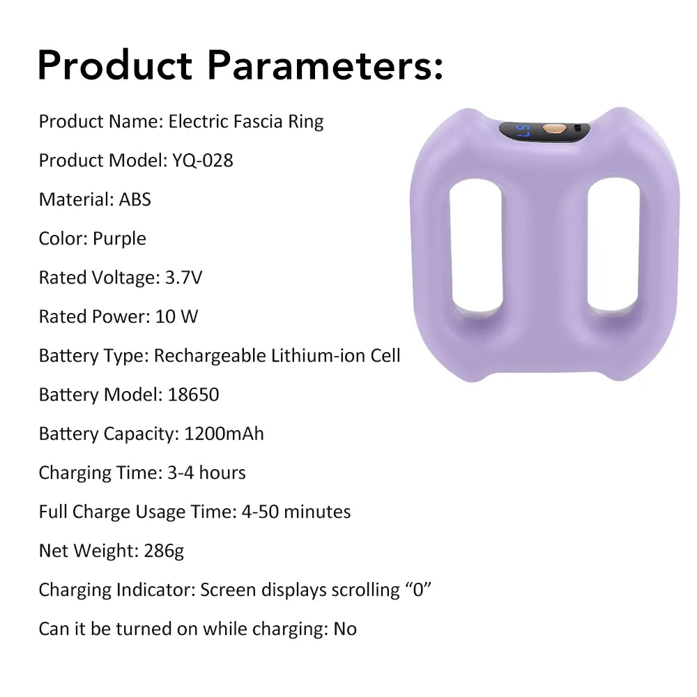 Multi-Function Electric Fascia Ring & Full-Body Vibration Massager
